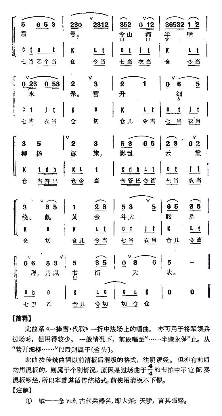 京剧群曲汇编：大泣颜回