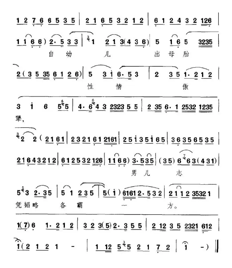 斩吕布（《白门楼》选段、吕布唱段）