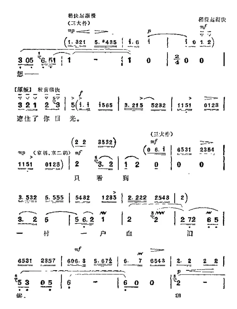 革命现代京剧《杜鹃山》主要唱段：血的教训（第八场 柯湘唱段）