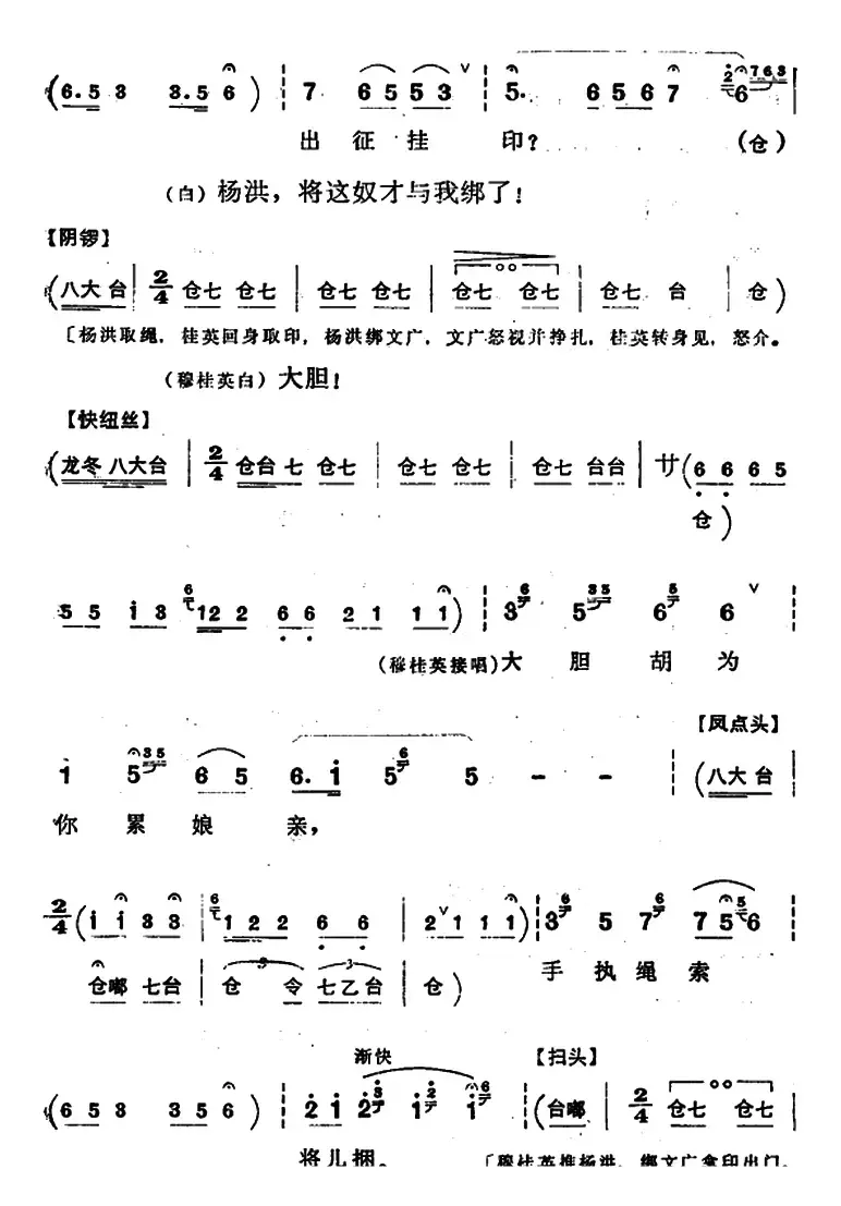 穆桂英挂帅 （第五场 接印）