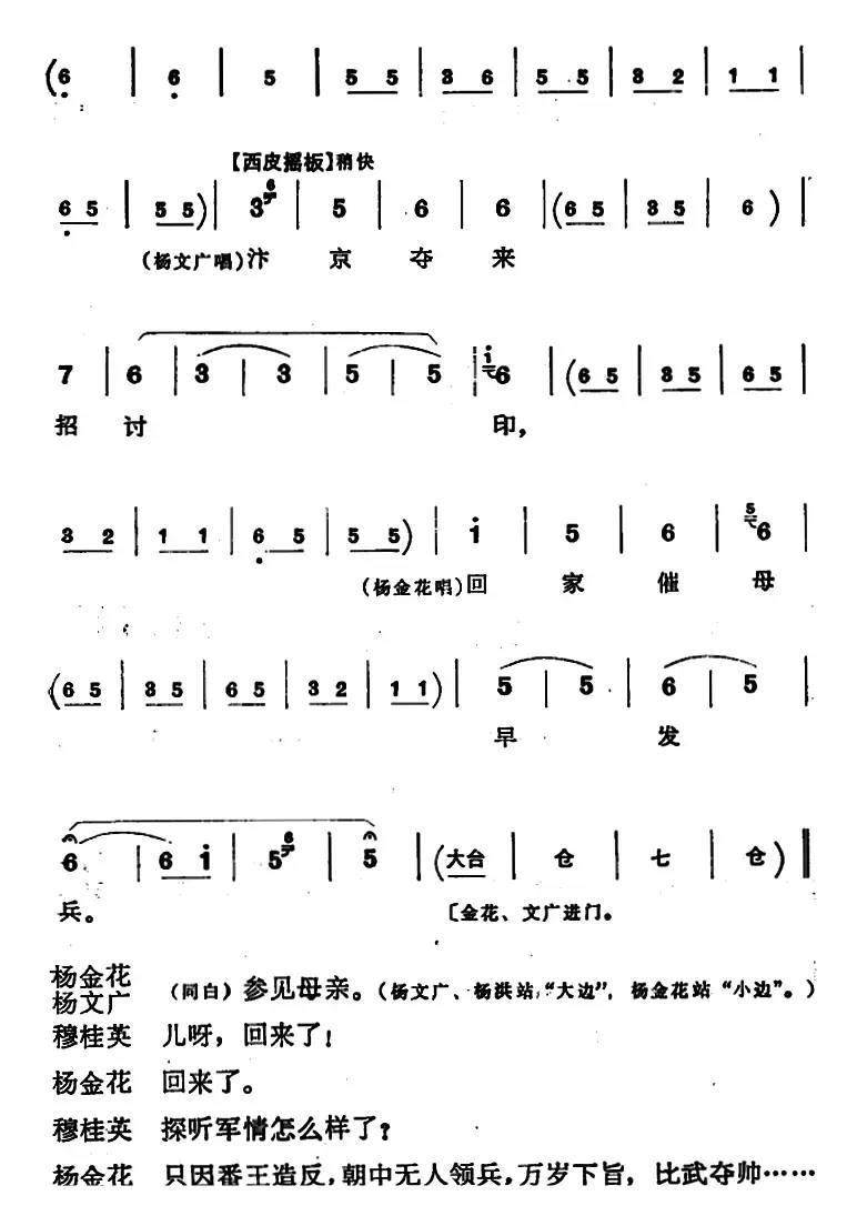 穆桂英挂帅 （第五场 接印）