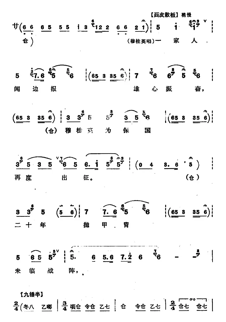 穆桂英挂帅 （第五场 接印）