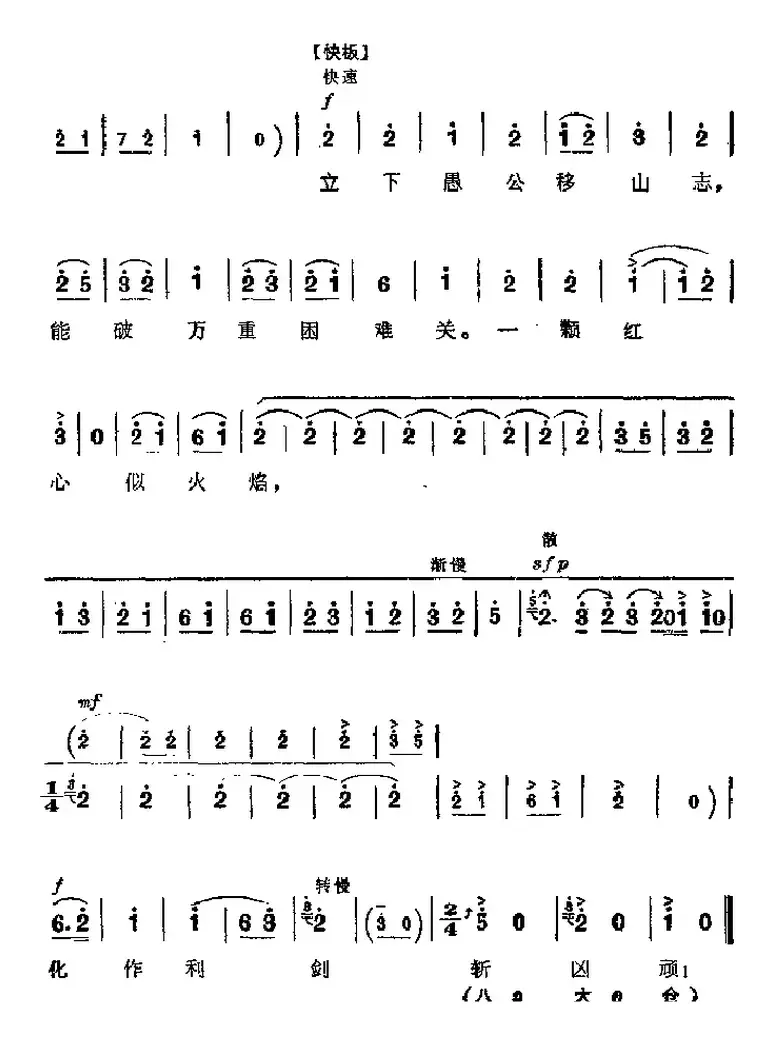 革命现代京剧《智取威虎山》主要唱段：共产党员（第四场 杨子荣唱段）