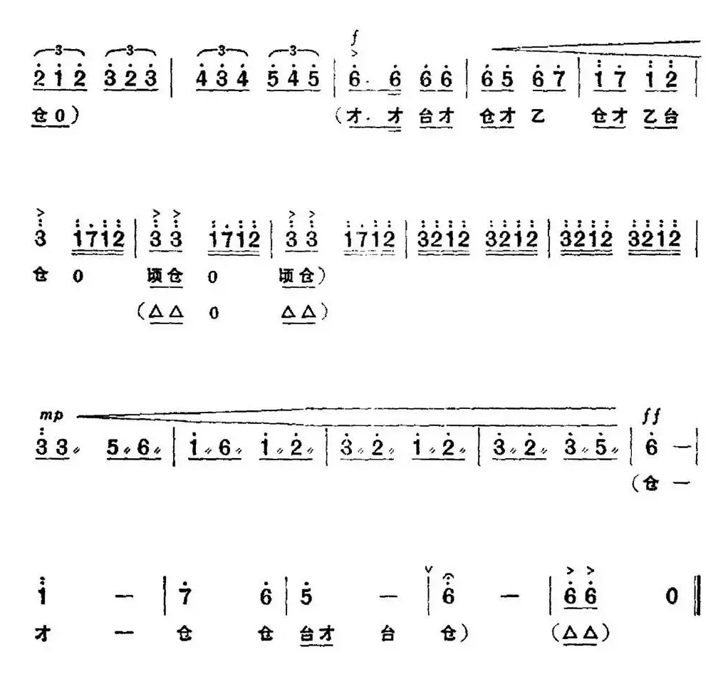 革命现代京剧《红色娘子军》全剧主旋律乐谱之剧情说明、序曲