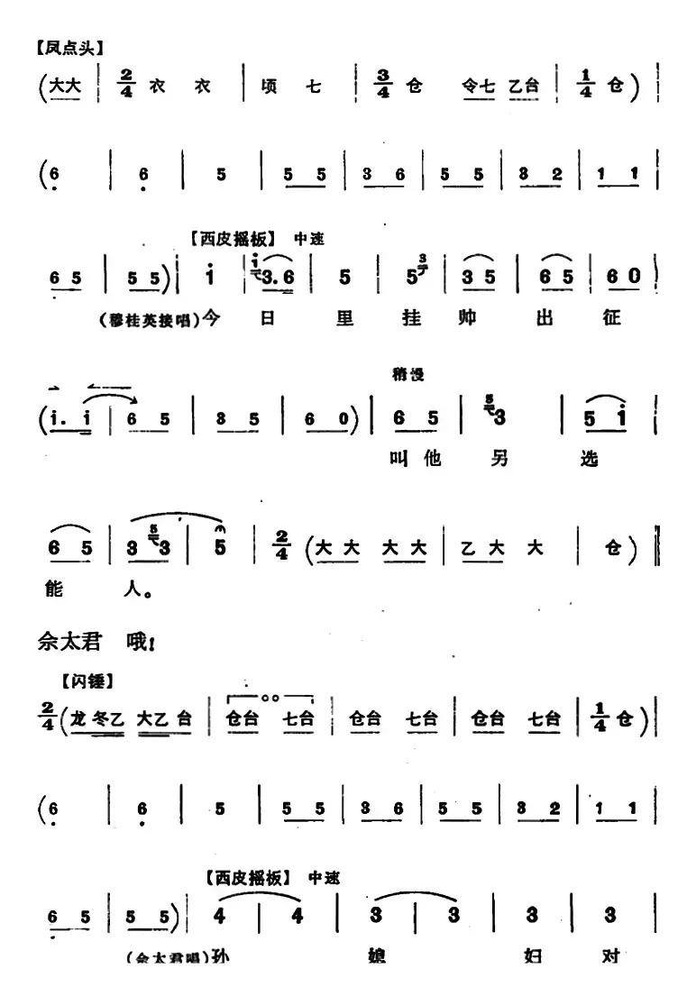 穆桂英挂帅 （第五场 接印）