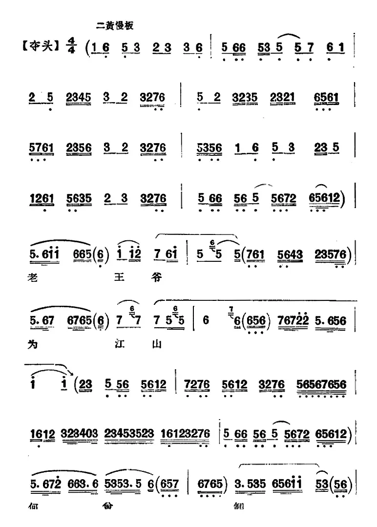 京剧唱腔选·青衣：贺后骂殿（贺后唱段）