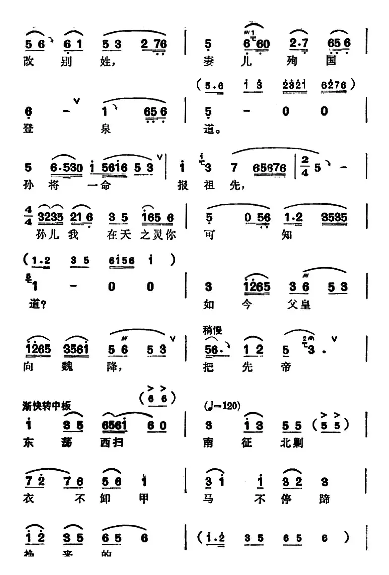 徐玉兰唱腔集：哭祖庙（选自《北地王》刘谌唱段）