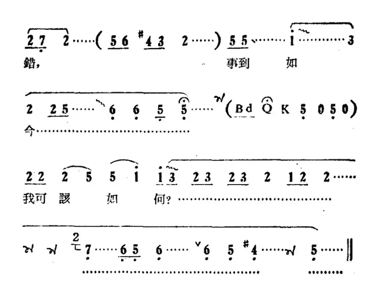 我可该如何（电影版《朝阳沟》选段、银环妈唱段）