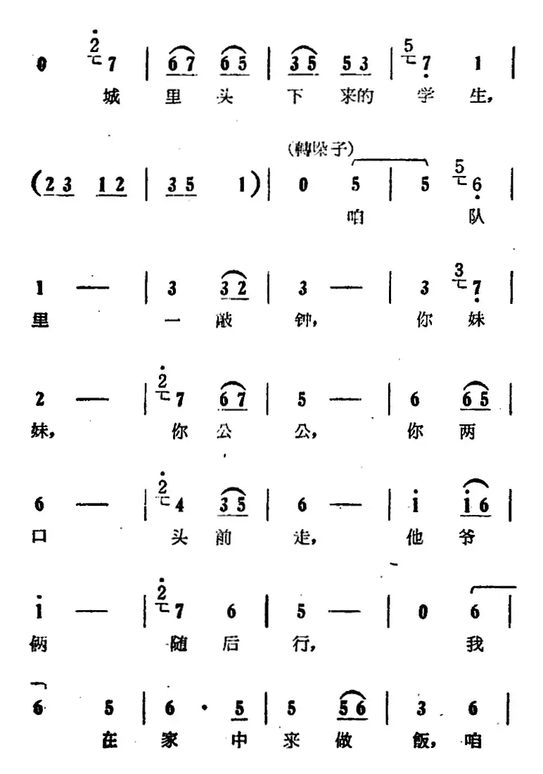 每年都是好收成（电影版《朝阳沟》选段、拴保娘、银环对唱）