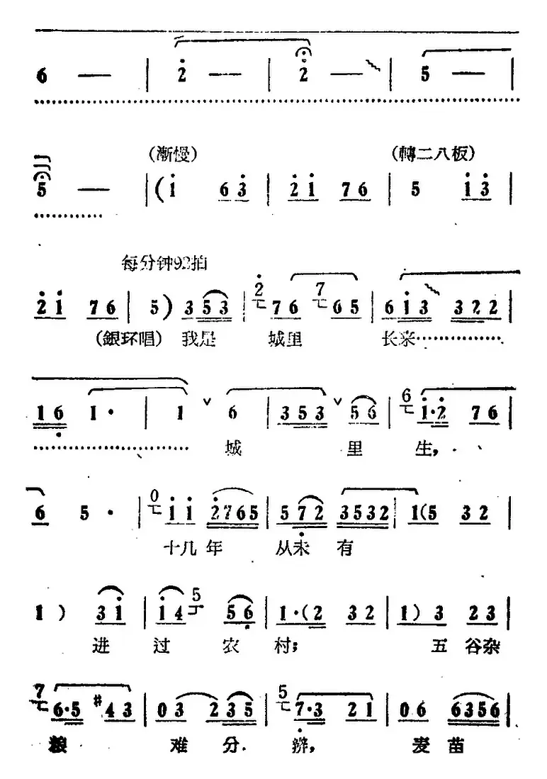 每年都是好收成（电影版《朝阳沟》选段、拴保娘、银环对唱）