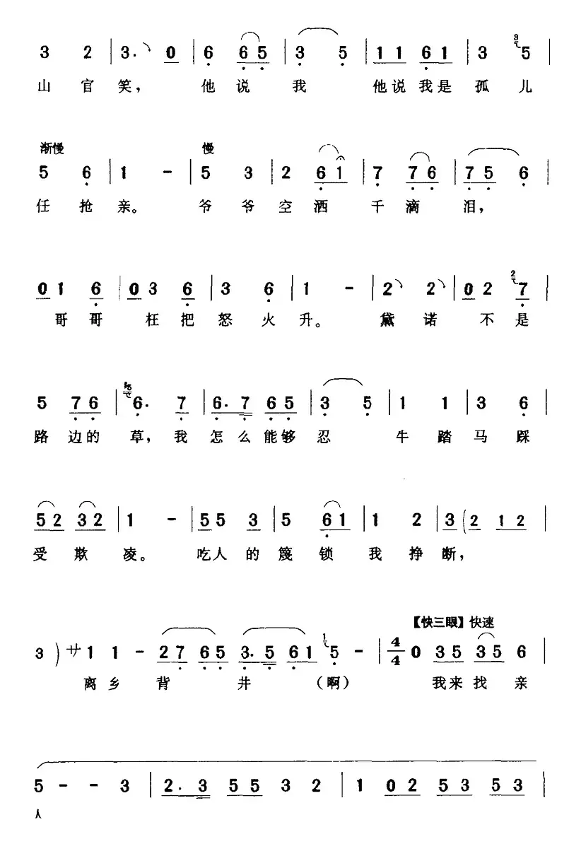 人常说景颇山上云雾深（《黛诺》黛诺[女]唱段）