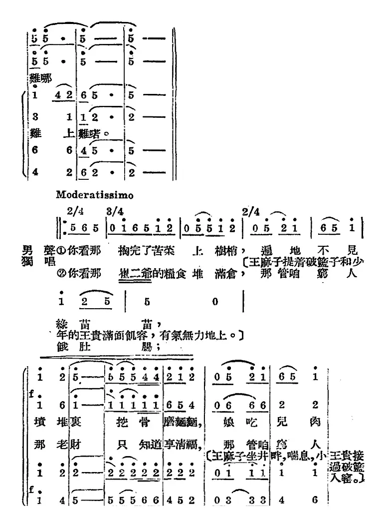 歌剧《王贵与李香香》全剧之序幕