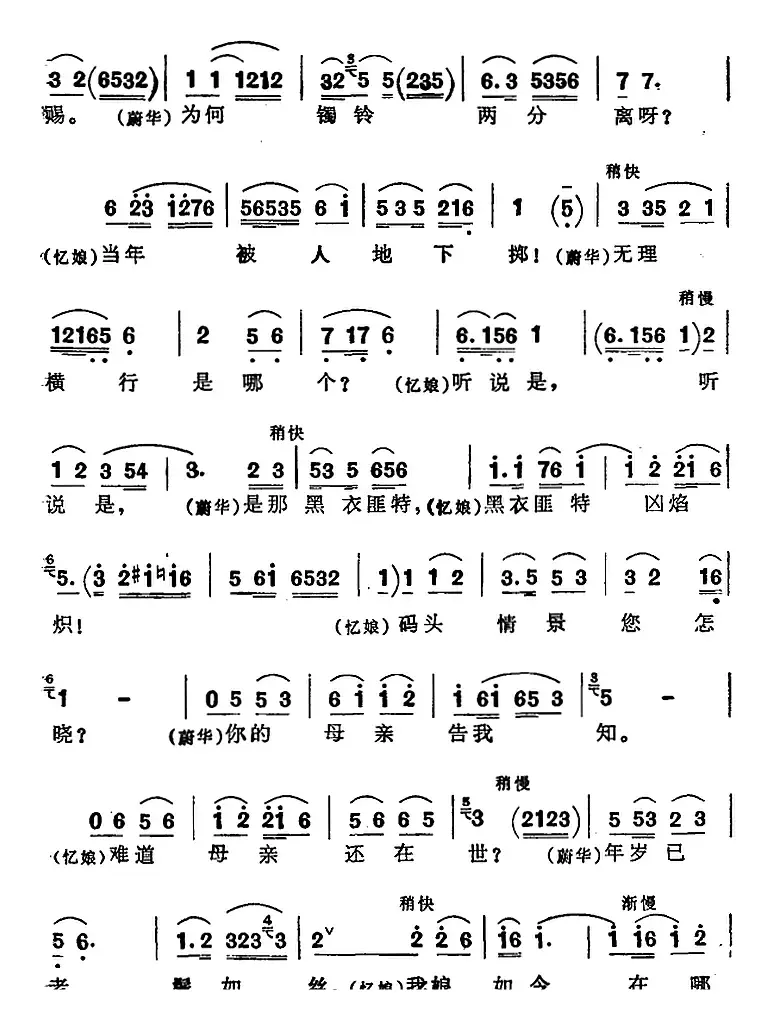 歌剧《忆娘》选曲：今日方是认母时