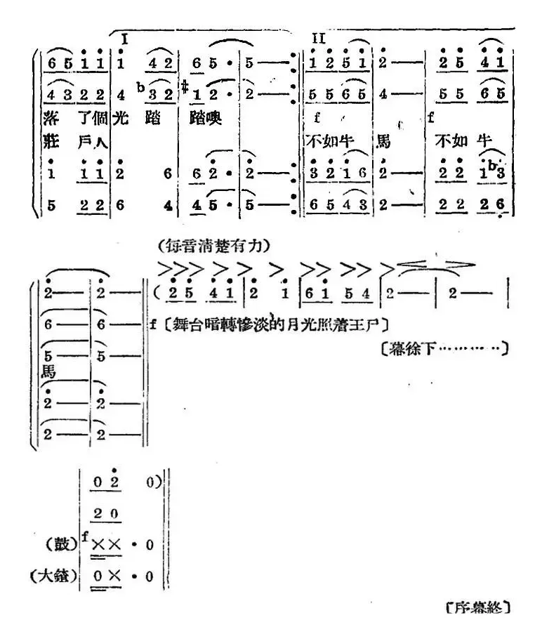 歌剧《王贵与李香香》全剧之序幕